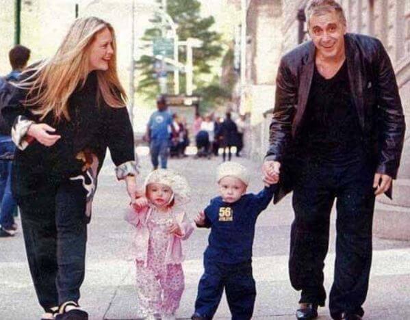 Rose Gerard Pacino son Al Pacino with Beverly and twin son Anton James and daughter Olivia Rose in early 2000s.